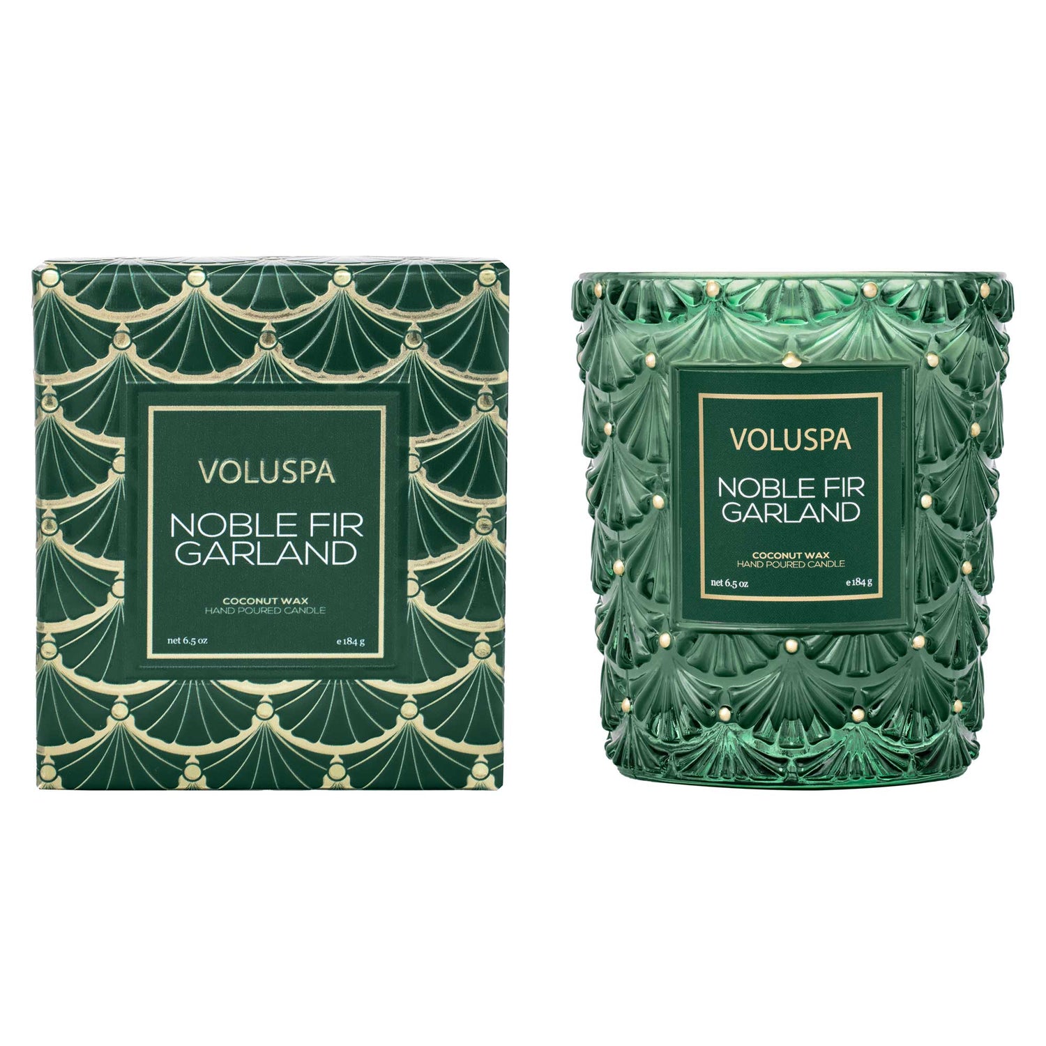 Noble Fir Garland Boxed Classic Candle