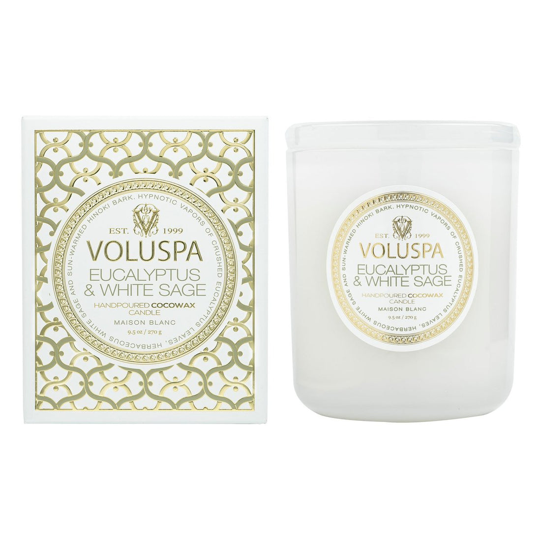 Eucalyptus &amp; White Sage Boxed Classic Candle