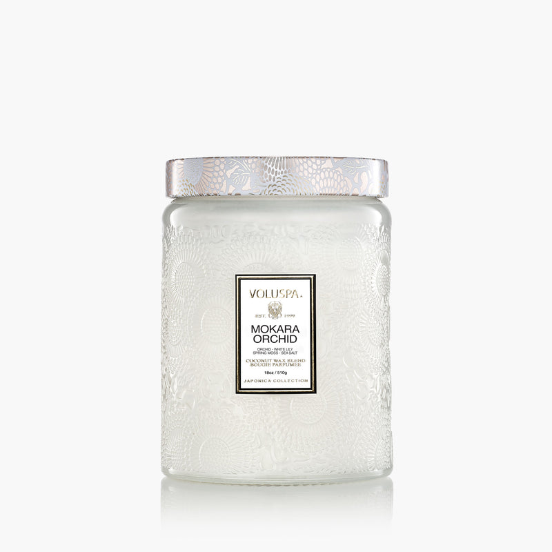 Mokara Orchid Large Jar Candle