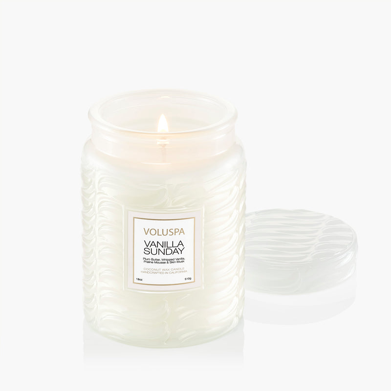 Vanilla Sunday Large Glass Jar